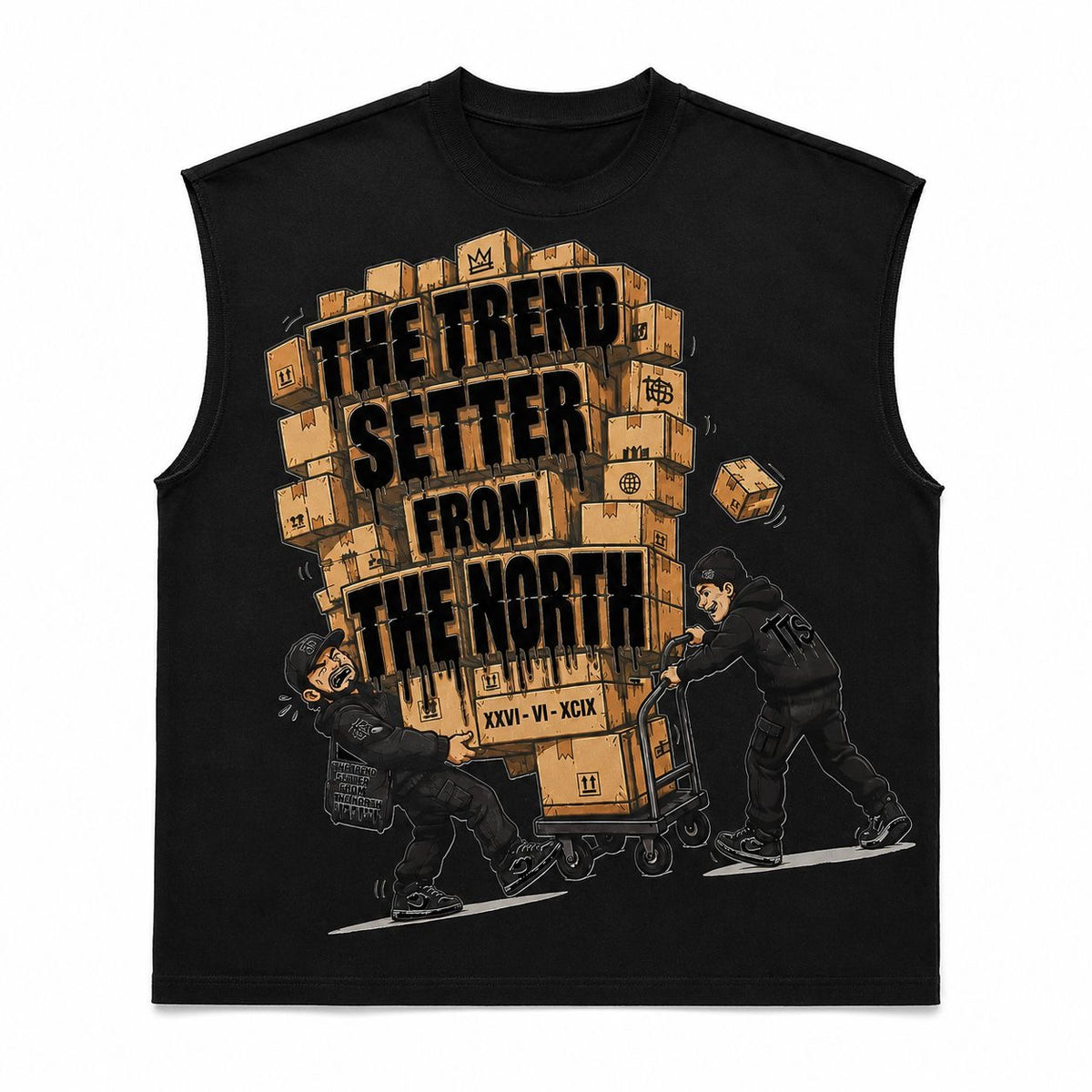 2 MANY BOXES SLEEVELESS TEE