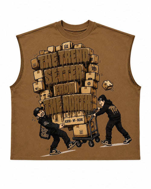 2 MANY BOXES SLEEVELESS TEE