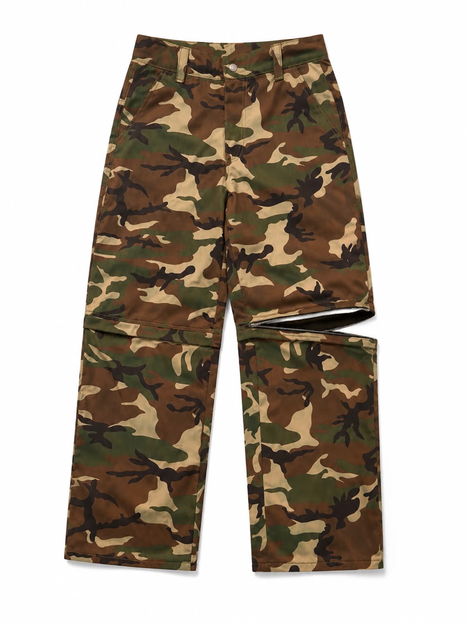 TRENDSETTER DETACHABLE CAMO CARGO PANTS