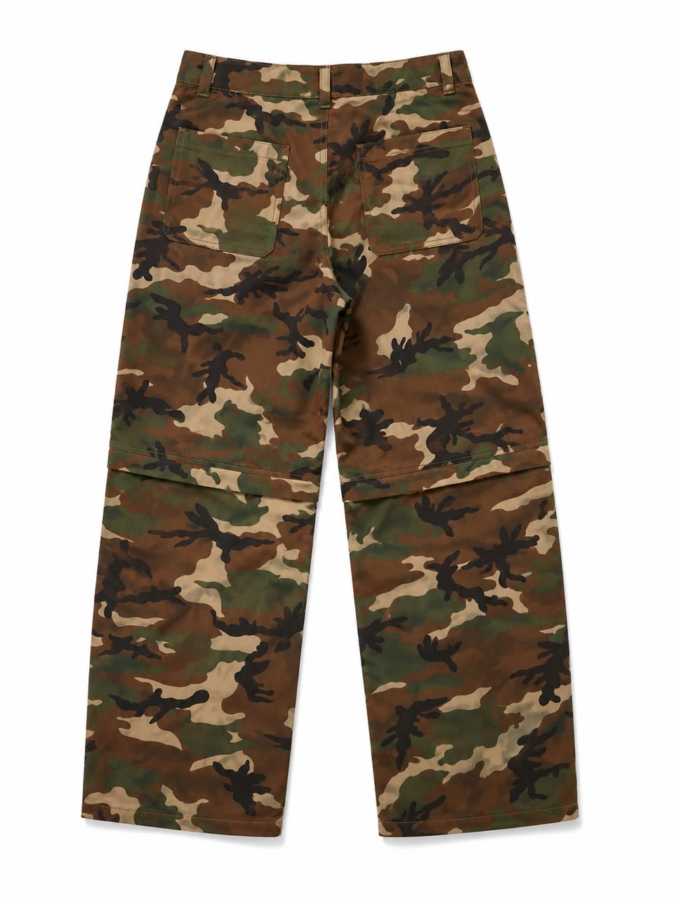 TRENDSETTER DETACHABLE CAMO CARGO PANTS