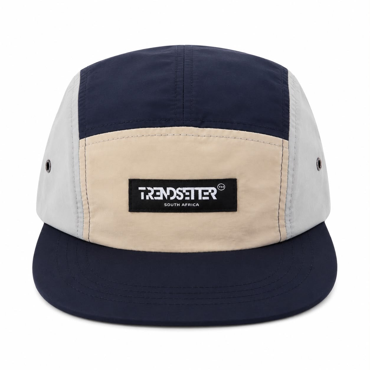 TRENDSETTER MULTI COLOUR NYLON 5 PANEL CAP