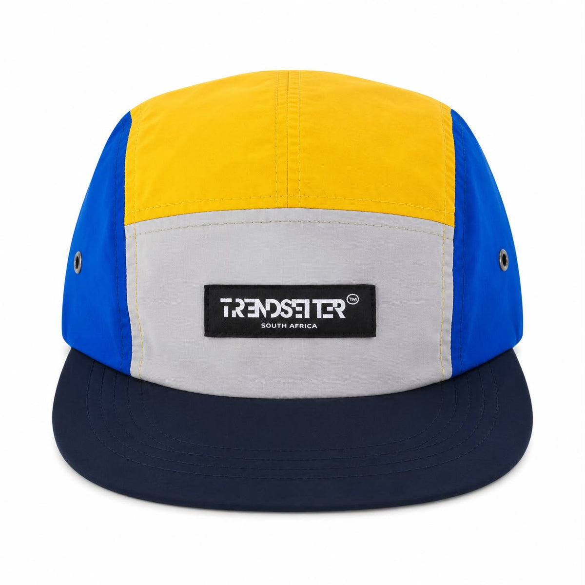 TRENDSETTER MULTI COLOUR NYLON 5 PANEL CAP